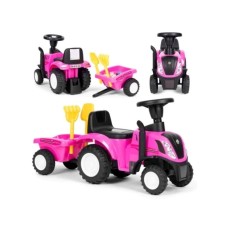 ECO TOYS Traktor sa prikolicom Roze