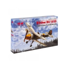 ICM Model Kit Aircraft - Bücker Bü 131D WWII German Training Aircraft 1:32