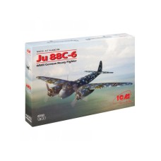 ICM Model Kit Aircraft - Ju 88С-6 WWII German Heavy Fighter 1:48